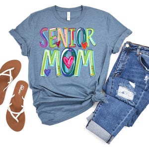 Senior Mom Cheery Doodle DTF Transfer