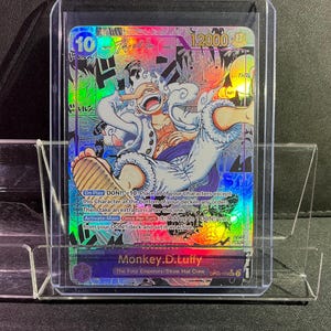 Luffy Nika OP05 Manga One Piece Card Game TCG HIGH QUALITY Custom Card Proxy Englisch Japanisch Gear 5 Monkey D. Ruffy Karte Holo Foil