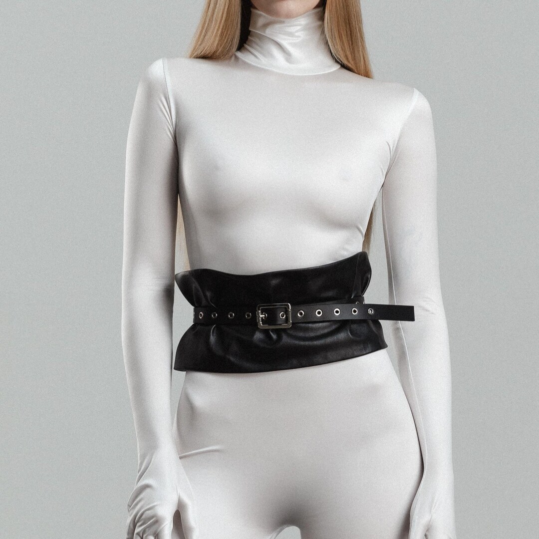 leather cincher belt