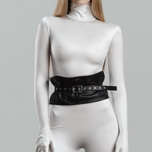 Wide leather corset belt, Wide genuine leather belt, Wide handmade leather belts for women, Wide leather belt plus size,Leather cincher belt