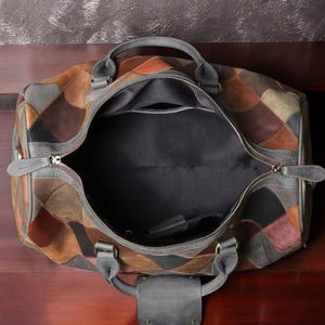 Echte leren reistas - handgemaakte vintage weekendtas - stijlvolle en duurzame handbagagekoffer voor mannen en vrouwen, ideaal voor op reis
