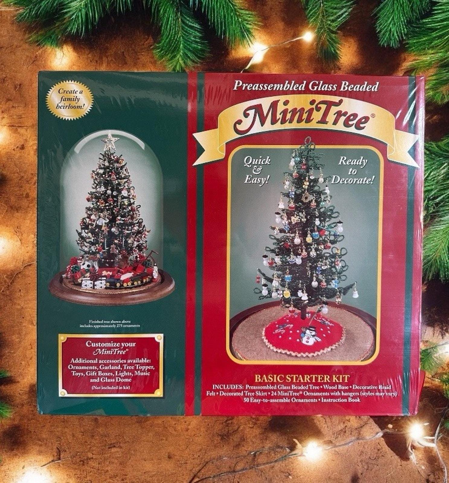 westrim crafts  Christmas tree  1990年代 Westrim Preassembled Glass Beaded Mini Christmas Tree Basic