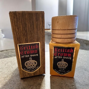 Vintage Britische Krone Köln Mit Box Made In The USA After Shave Filmrequisite