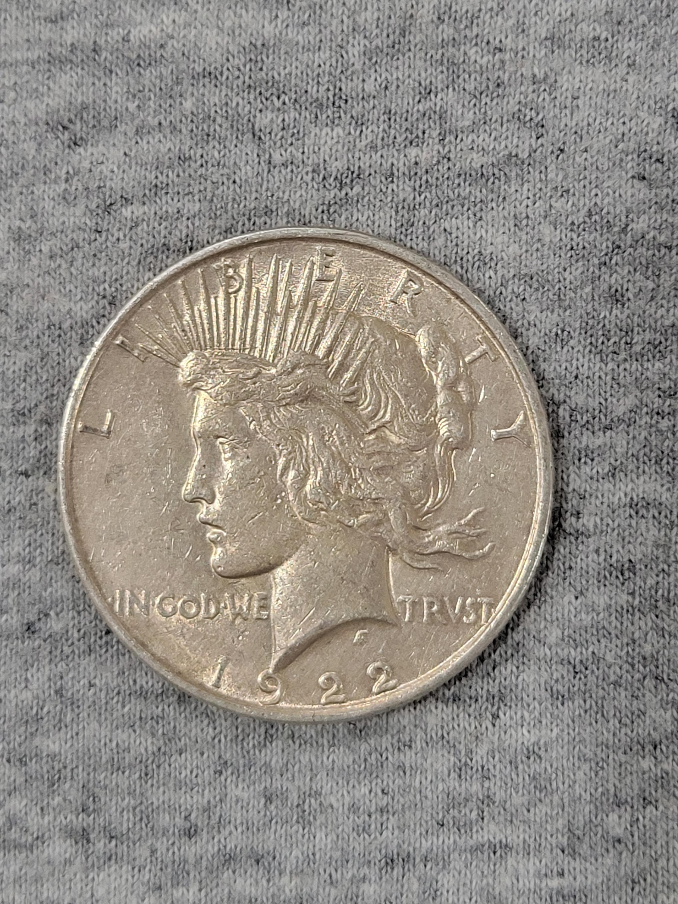 1922 peace dollar - Etsy 日本