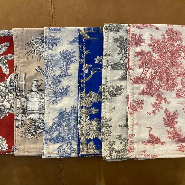 Toile Napkins Etsy