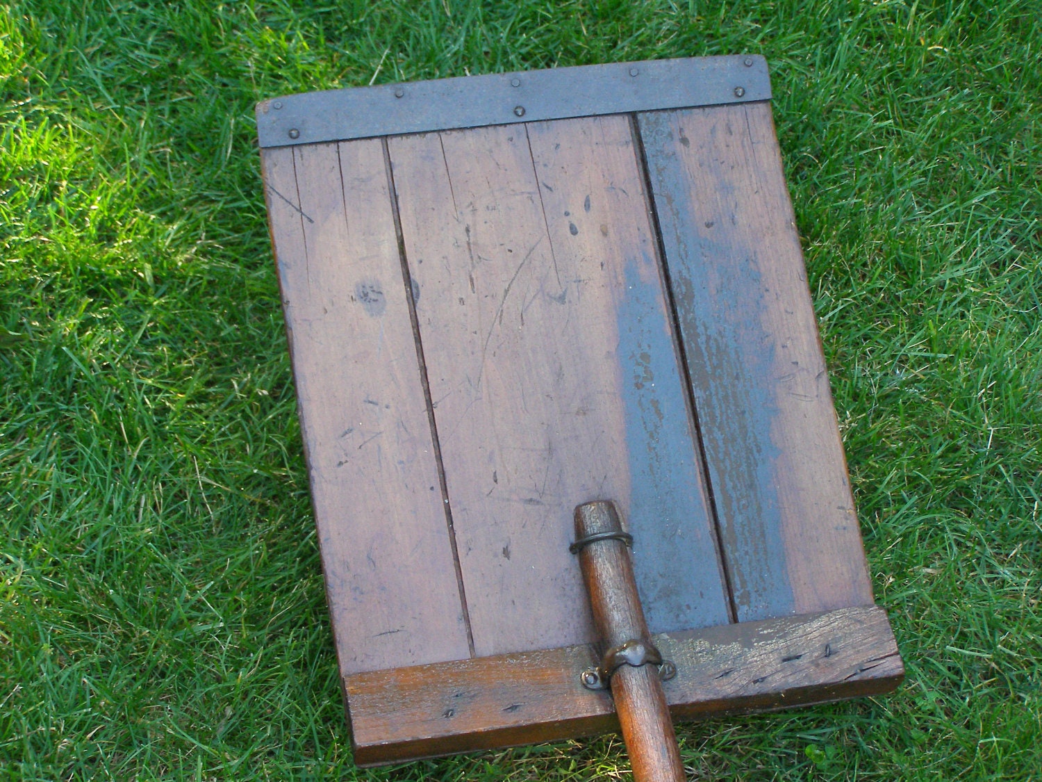 Vintage Wooden Snow Shovel Etsy