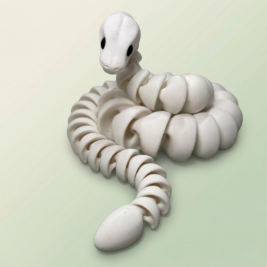 Snake Lover Gift, Articulated Ball Python, Sensory Fidget Toy, Reptile ...