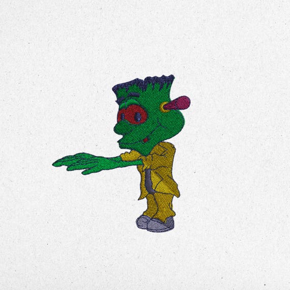 Cartoon Character Embroidery Design – 3 Sizes | Digital Machine File | Instant Download