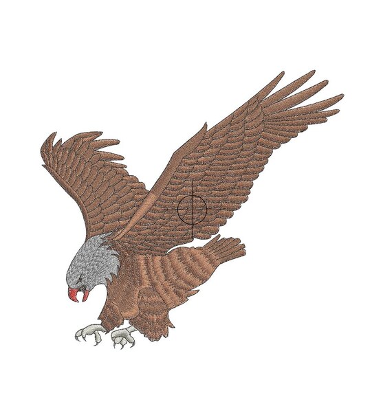 Eagle Embroidery Design - Digital Machine Embroidery File | Instant Download | dst, exp, pes, pcs, sew, vp3, jef, jef+, xxx