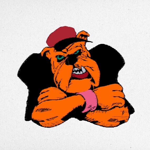 Bulldog Embroidery Design - Digital Machine Embroidery File | Instant Download | dst, exp, pes, pcs, sew, vp3, jef, jef+, xxx