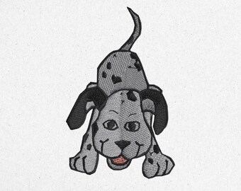 Dalmatian Dog Embroidery Design – Puppy Machine File (Instant Download)