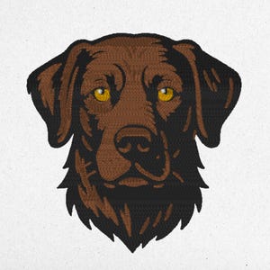 Funny Cartoon Dog Embroidery Design - 3 Sizes | Digital Machine File | Instant Download | dst, pes, jef, vp3, exp, sew, xxx, pcs
