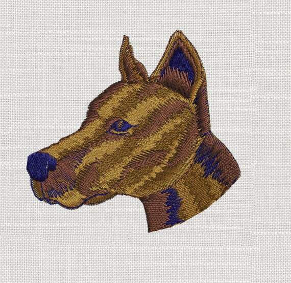Dog Embroidery Design - Digital Machine Embroidery File | Instant Download | dst, exp, pes, pcs, sew, vp3, jef, jef+, xxx