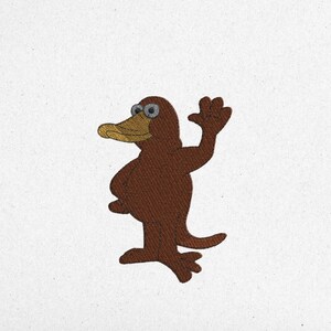 Cute Platypus Embroidery Design - Digital Machine File | 7x10 9621 | 10x15 19217 Stitches | pes, dst, exp, vp3, jef, sew, xxx, pcs, hus, tap