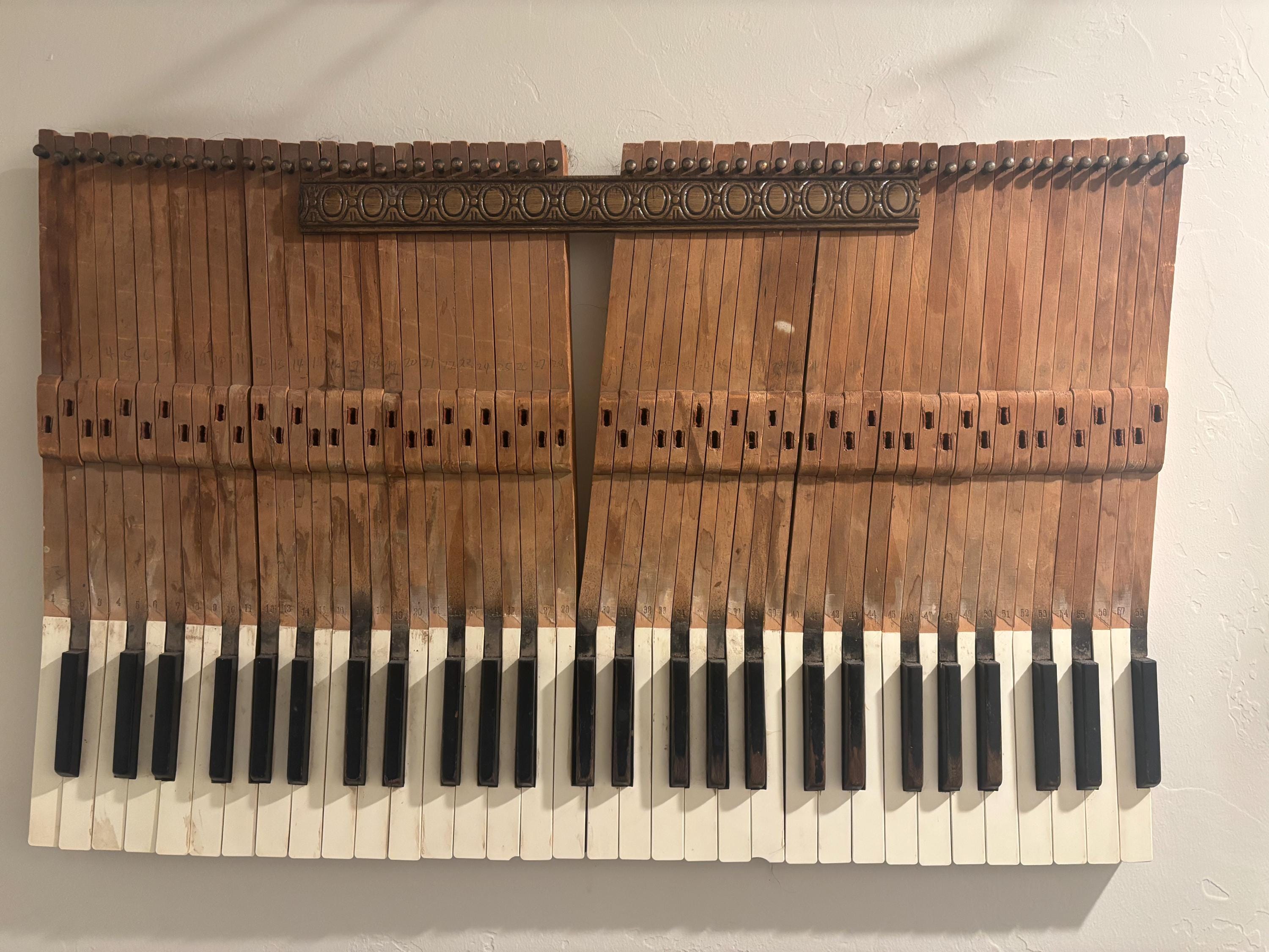 Piano Key Railing Piano Keys Wall Decoration - Etsy