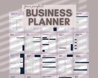 Comprehensive Digital Business Planner – Perfect for Small and Medium-Sized Businesses
