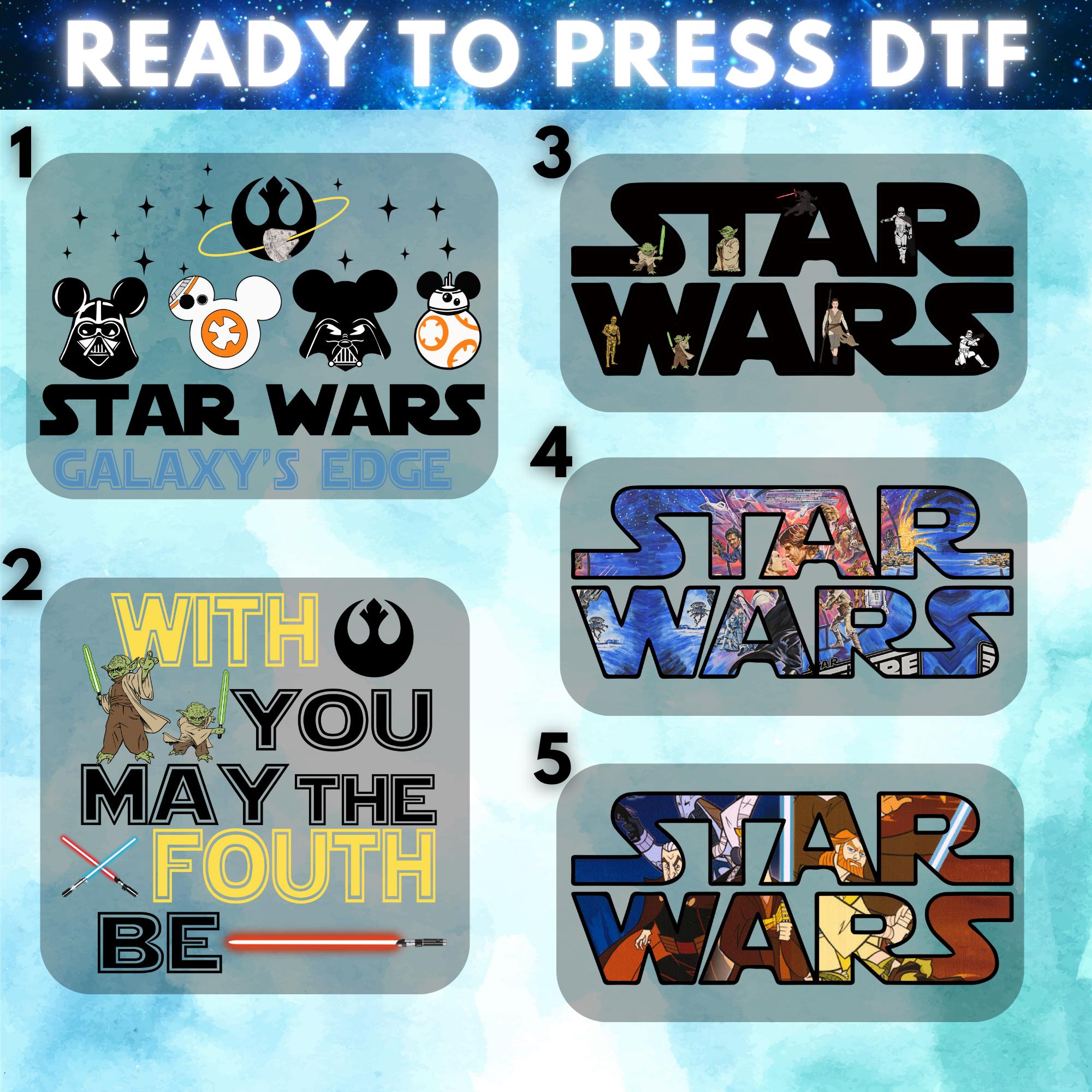 Starwars Iron on Transfer - Etsy UK