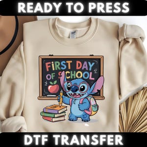 Impresión DTF de Disney Stitch / Paquete de transferencia DTF de Stitch / Disney listo para imprimir / Magic Kingdom listo para imprimir / Disneyland Birthday DTF Press