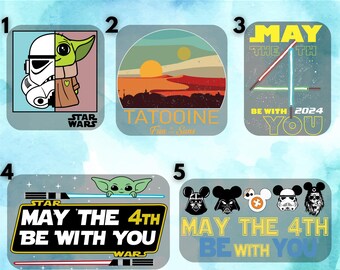 Star Wars Disney DTF Print, Ready To Press Transfer