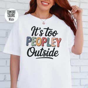 Chemise extérieure trop populaire, chemise groovy rétro, chemise introvertie, chemise pour femme, chemise humour drôle, chemise sarcasme, chemise tendance