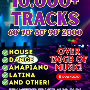 10,000+ Remastered Tracks for DJs & Retro Fans! - Remastered For Dj And Other Retro 60-70-80-90-2000 - Dance, House, Retro, and other 130Gb+