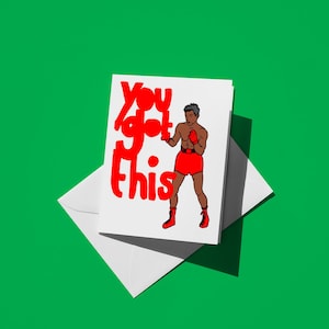 vous avez ce boxer | Guérir bientôt de la carte | Carte de voeux encourageante pour le rétablissement, le soutien et la motivation des amis, de la famille et des partenaires