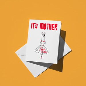Biglietto d'auguri "Mamma, Lama, Mamma" LGBTQ Pride - Divertente stampa artistica "Chiamami Madre, Orgoglio", un simpatico regalo per amici e familiari.