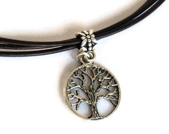 Sterling silver Tree of Life Necklace - love, wisdom, rebirth, strength, forgiveness, friendship and prosperity.