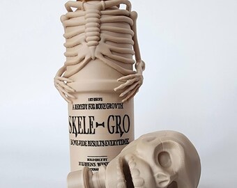 Skele-gro Bottle - Harry Potter Replica 3D Printed - BONE