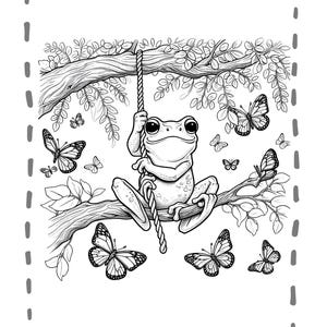 40-Page Digital Bundle: Reptiles and Amphibians Coloring Adventures