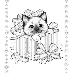 10-Page Printable Kitten Coloring Book – Purr-fect Fun for Kids & Adults - Part 3