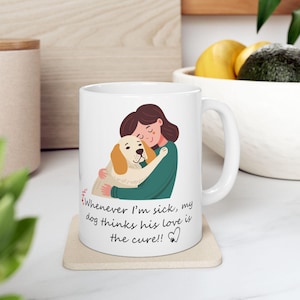Dog Mug, Gift for Pet Lovers, Cute Coffee Cup,  Dog Mom Mug funny, Gift for Dog Owners, dog lover gift, dog mom, dog mom mug personalized
