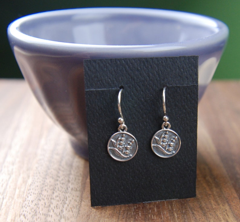 Lily Flower Earrings in Sterling Silver Lily of the Valley Etsy Lily Flower Earrings in Sterling Silver Lily of the Valley Etsy