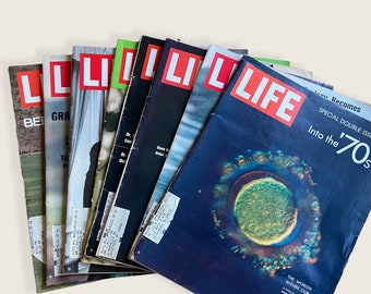 1970 Vintage Life Magazines. Sold Individually. Select on Drop