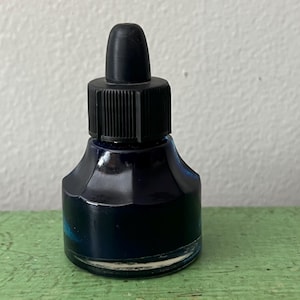 Vintage Higgins Drawing Ink Bottle - Etsy