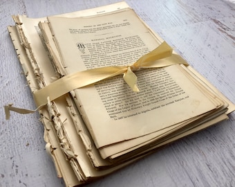 Printable Old Book Pages