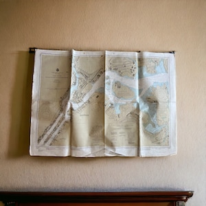 Carta Náutica 12339 Río Este - Isla Tallman al Puente Queensboro. NOAA 1986, Mapa Clásico de 85,5 x 122,9 cm