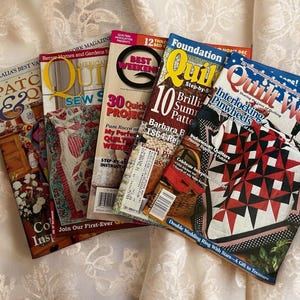Quilting Magazines- Quilt World, Quiltmaker, Best Weekend Quilts- Quilters Newsletter, Australian/ American Patchwork & Quilting