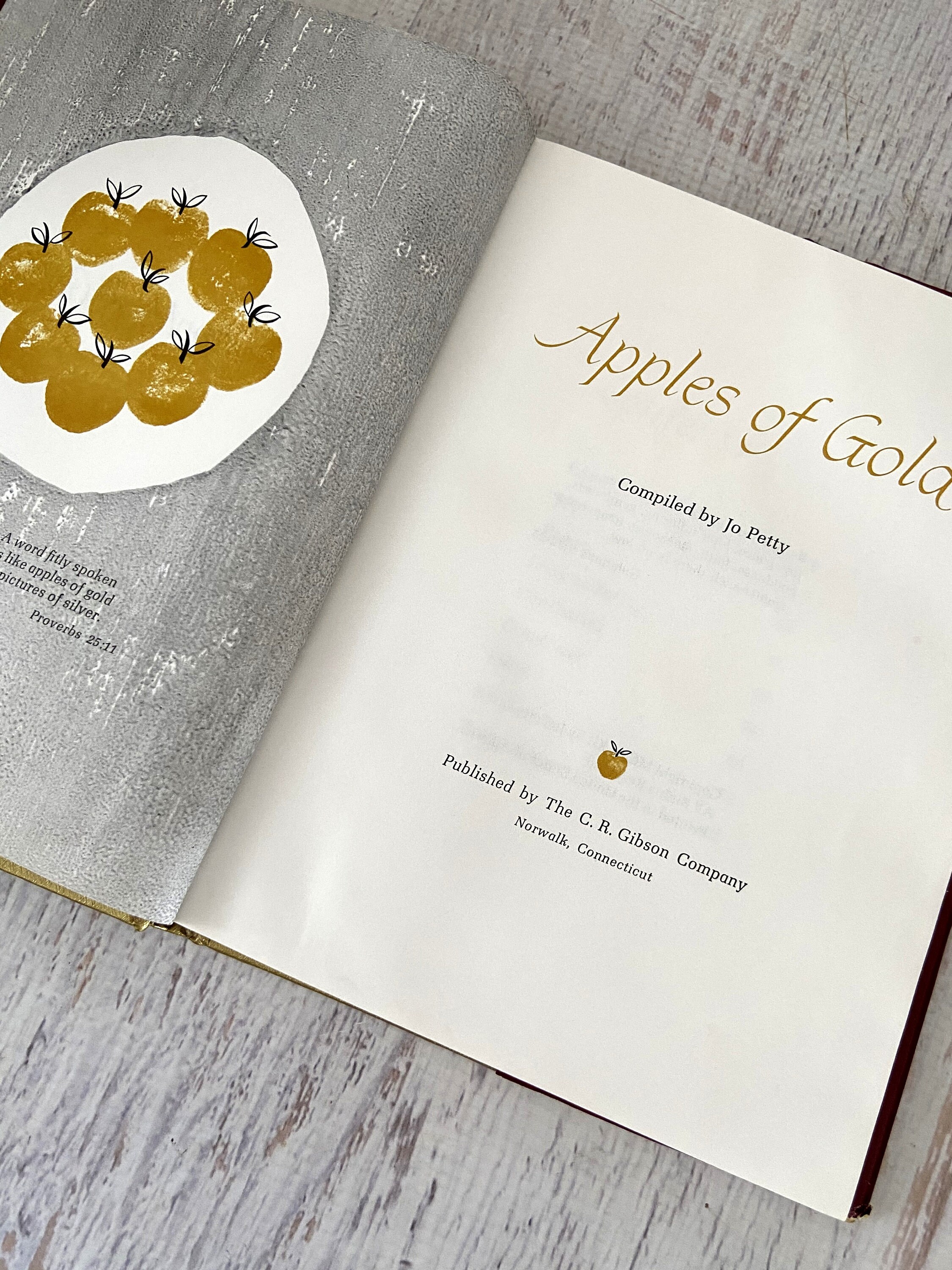 Apples of Gold Book 1962. First Edition. A Word Fitly Etsy