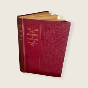 1901 The Dawn of the Reformation, Vol. 1. The Age of Wyclif. Books for Bible Students. Antique Book by H. B. Workman. Religious Book
