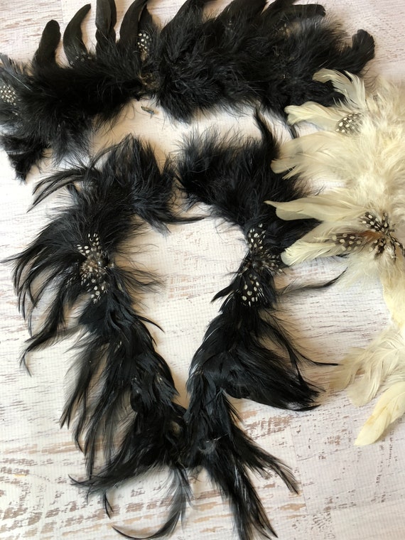 Art Deco Feathered Collars. Embellishments, Adorn… - image 3