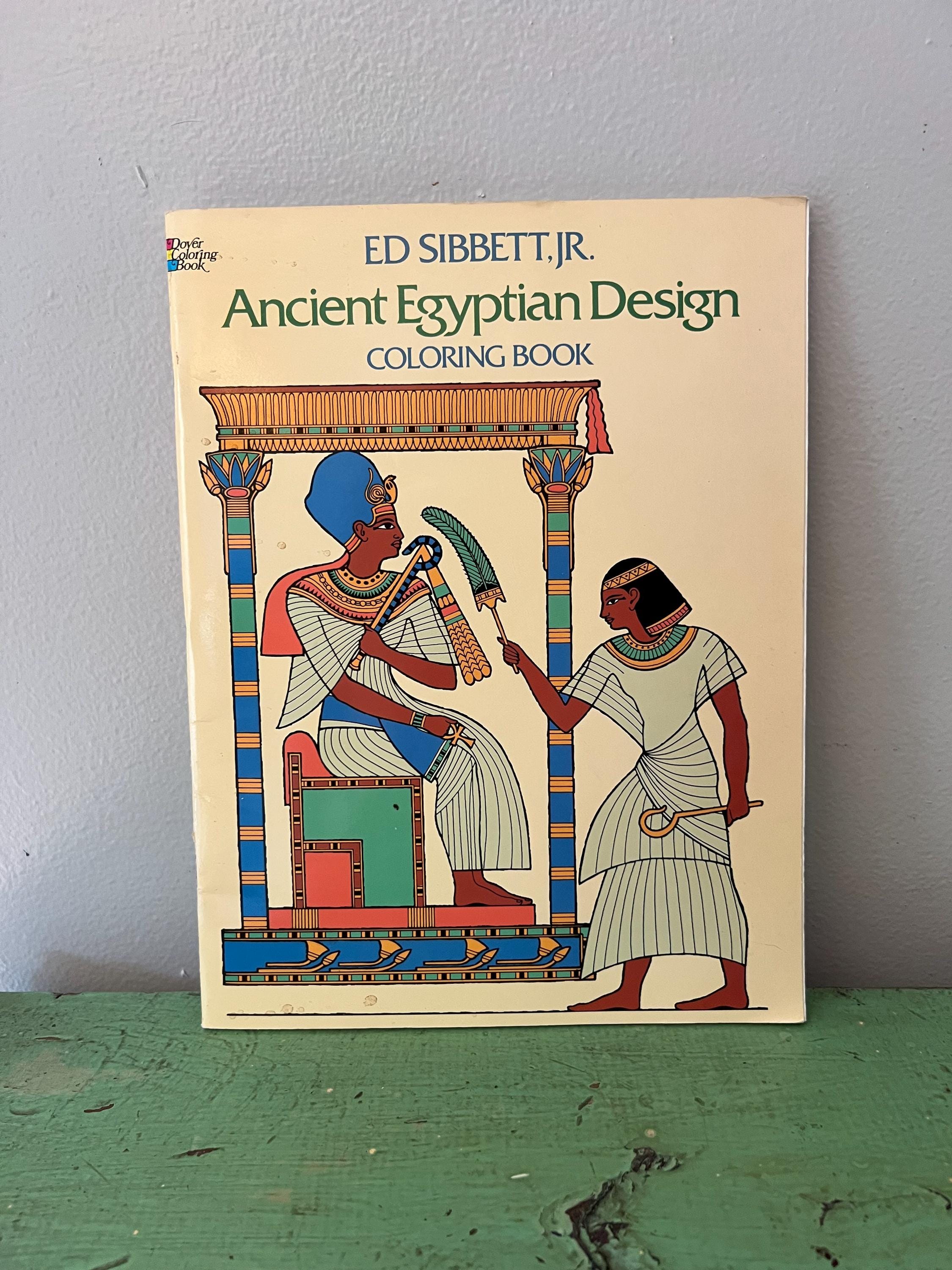 Egypt Coloring Pages Free Printables Ancient Egyptian Design Coloring ...
