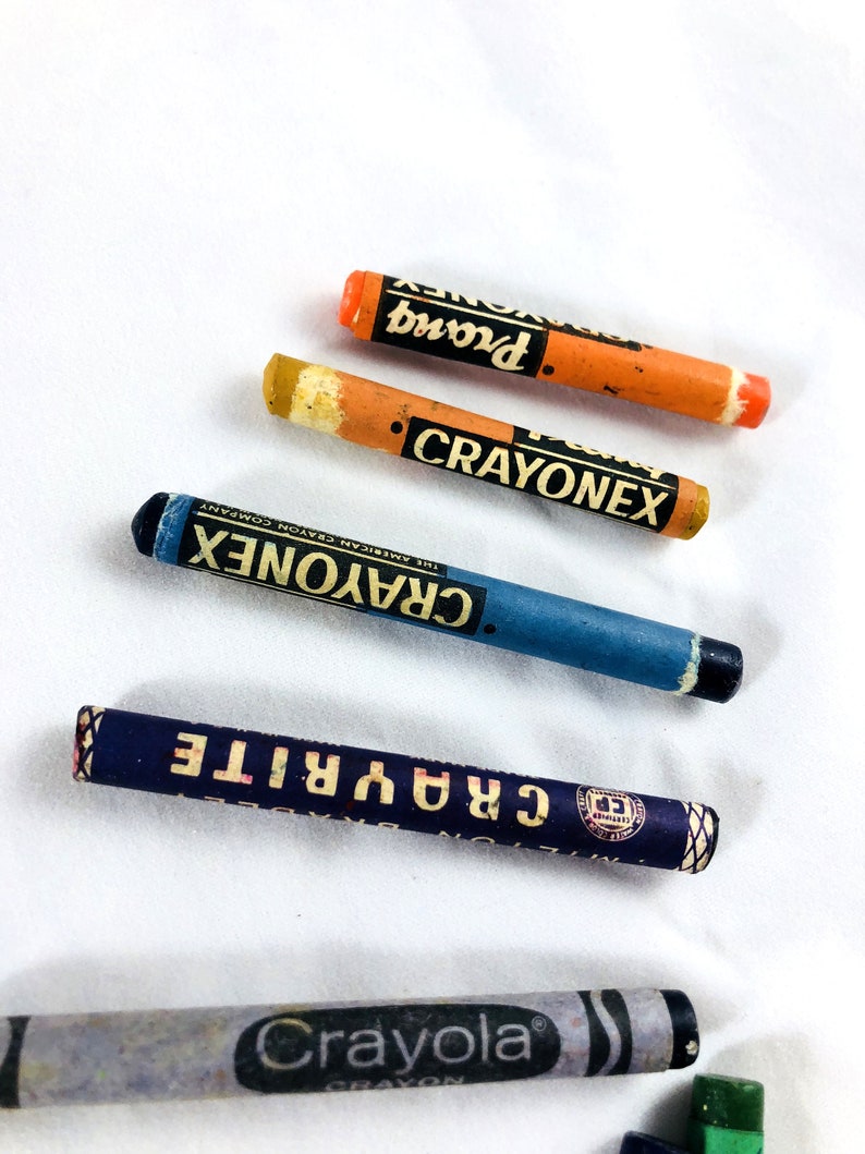 Vintage Crayons. Large Lot of Old Crayons Crayola Binney & Etsy