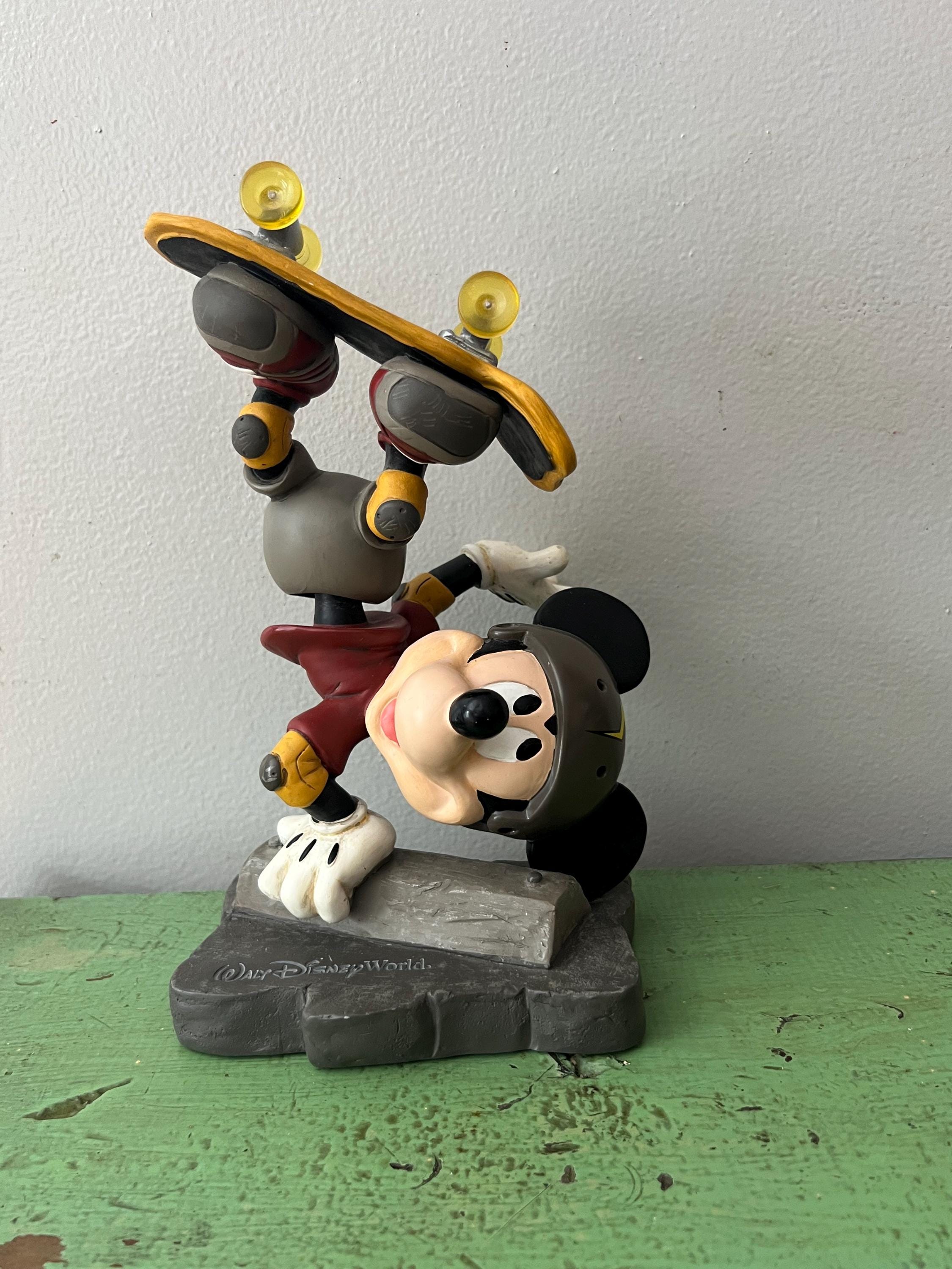 RARE Walt Disney World Mickey Mouse Bobble Skateboarding Handstand