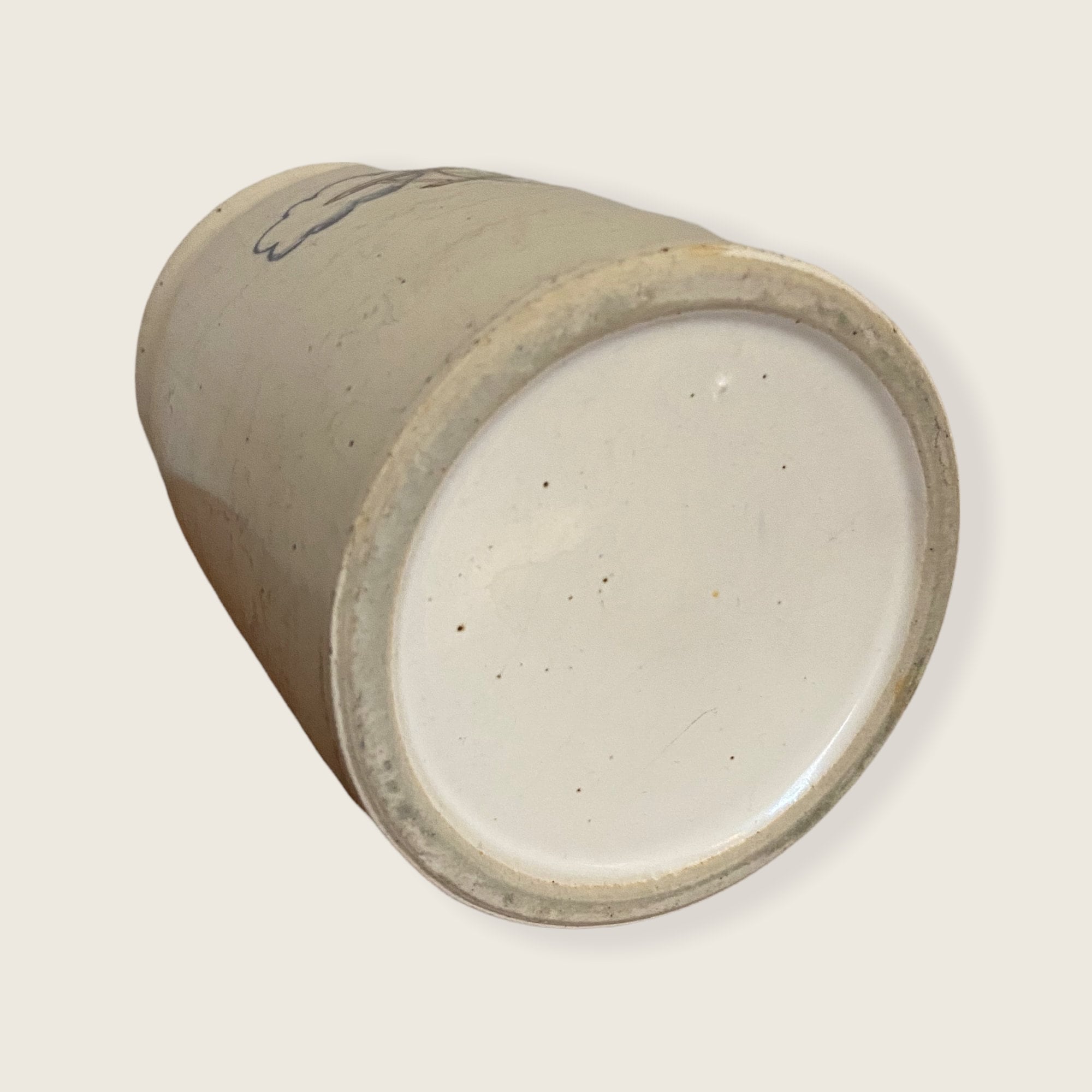 Made in Japan Large/ Tall Sized Ceramic Mug Excellent Condition. Vintage Otagiri Hot Air Balloon/ Airplane Stoneware Mug
