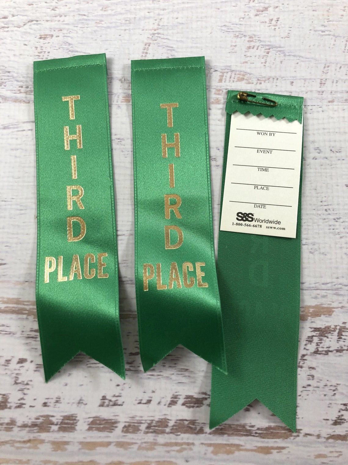 62 Vintage Ribbons Blue First Place Ribbons Red Second Place Etsy