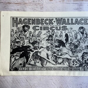 500 LB Woman Circus Poster. Vintage Ephemera Poster to Frame 16x11