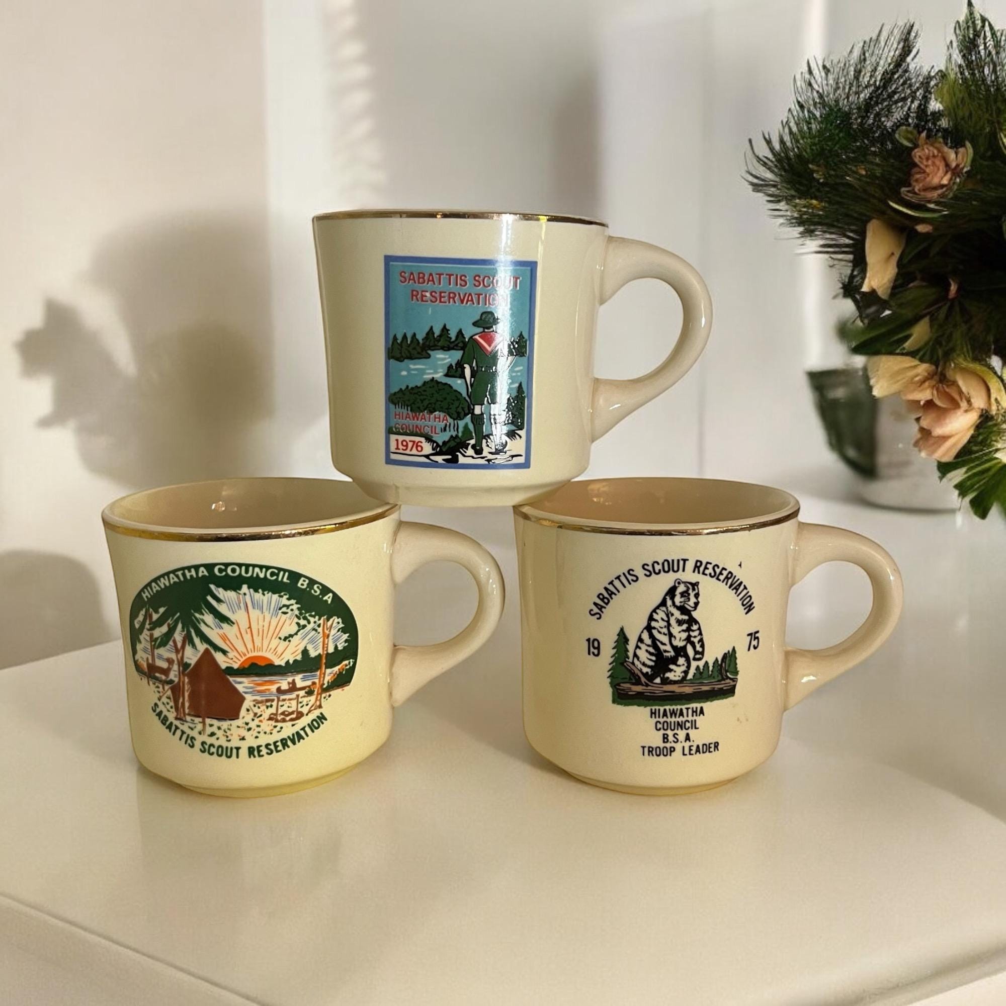 Tasse Trophée Scouts Vintage Années 50-60 - Boy Scouts Et Girl Scouts, Assiette Argentée
