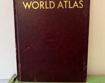 Encyclopaedia Britannica World Atlas Unabridged -- 1964 Geography