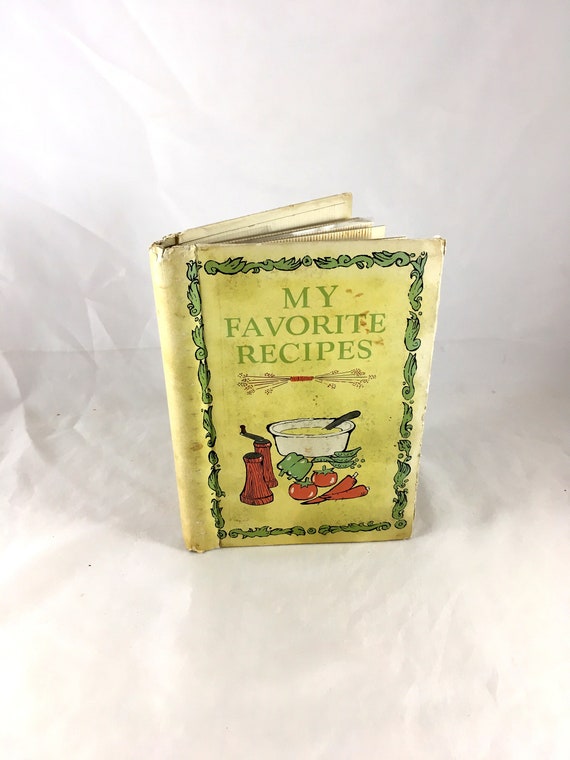 Vintage Cookbook Scrapbook Old Cook Book With Blank Pages For Etsy Ireland